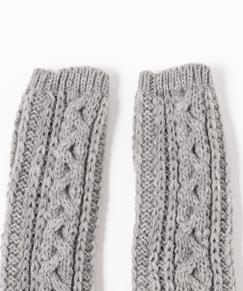 BEAMS BOY（ビームスボーイ）の「HIGHLAND 2000 / ケーブル アーム ウォーマー（アームカバー・レディース・レッド/グレー系その他/オフホワイト・ONE SIZE）」の7枚目の写真