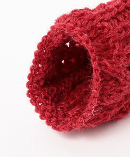 BEAMS BOY（ビームスボーイ）の「HIGHLAND 2000 / ケーブル アーム ウォーマー（アームカバー・レディース・レッド/グレー系その他/オフホワイト・ONE SIZE）」の12枚目の写真