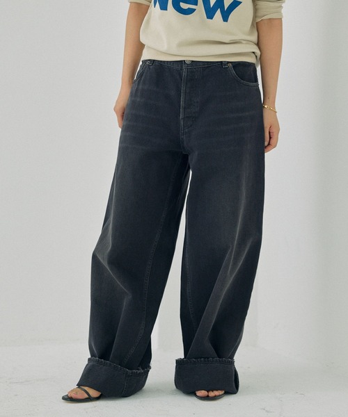 BABYLONE（バビロン）の「HAIKURE / BETHデニム BLK（デニムパンツ