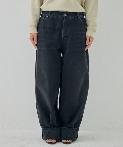 BABYLONE（バビロン）の「HAIKURE / BETHデニム BLK（デニムパンツ