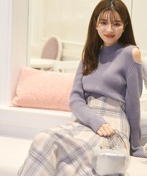 PROPORTION BODY DRESSING | 肩開きハイネックニット / 1213270023(ニット/セーター)