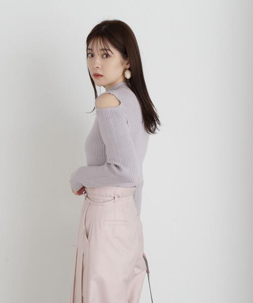 PROPORTION BODY DRESSING(プロポーションボディドレッシング)の「肩開きハイネックニット / 1213270023(ニット/セーター・レディース・ブルー/グレー/ブラック・FREE)」の13枚目の写真