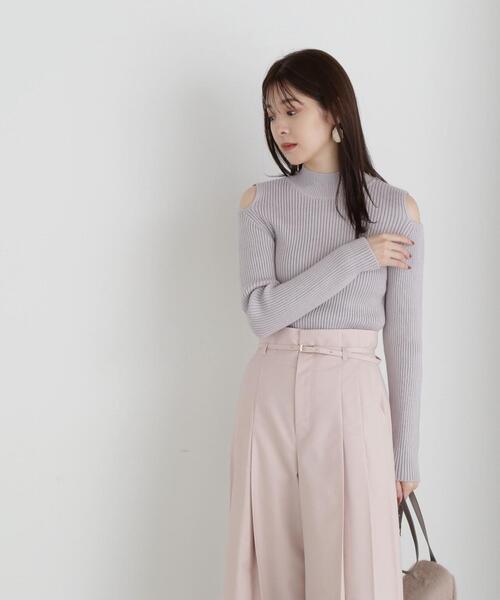 PROPORTION BODY DRESSING(プロポーションボディドレッシング)の「肩開きハイネックニット / 1213270023(ニット/セーター・レディース・ブルー/グレー/ブラック・FREE)」の15枚目の写真