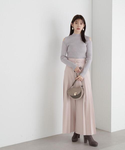 PROPORTION BODY DRESSING(プロポーションボディドレッシング)の「肩開きハイネックニット / 1213270023(ニット/セーター・レディース・ブルー/グレー/ブラック・FREE)」の16枚目の写真