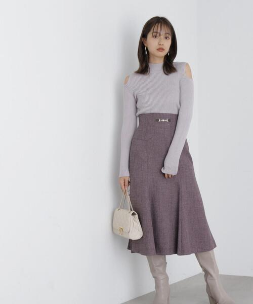 PROPORTION BODY DRESSING(プロポーションボディドレッシング)の「肩開きハイネックニット / 1213270023(ニット/セーター・レディース・ブルー/グレー/ブラック・FREE)」の19枚目の写真