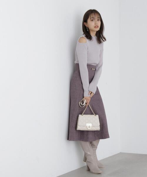 PROPORTION BODY DRESSING(プロポーションボディドレッシング)の「肩開きハイネックニット / 1213270023(ニット/セーター・レディース・ブルー/グレー/ブラック・FREE)」の20枚目の写真