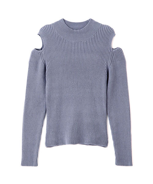 PROPORTION BODY DRESSING(プロポーションボディドレッシング)の「肩開きハイネックニット / 1213270023(ニット/セーター・レディース・ブルー/グレー/ブラック・FREE)」の22枚目の写真