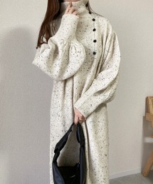 Bab | 【低身長向けサイズあり】ネップストレートラインニットワンピース(ワンピース)