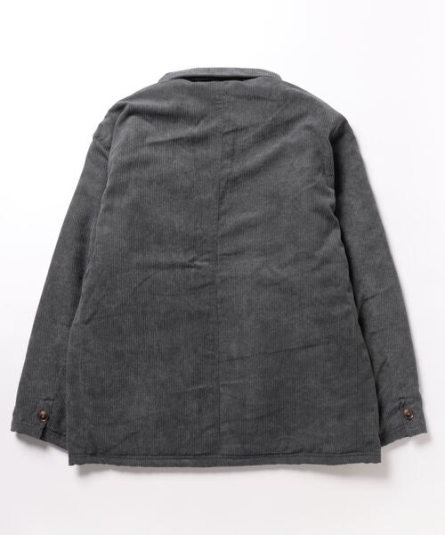 ROUGH TRADE(ラフトレード)の「コーデュロイ裏キルトカバーオール(M1)(カバーオール・メンズ・ナチュラル/ライトグリーン/ブラウン/グレー・MEDIUM/LARGE/X-LARGE)」の5枚目の写真