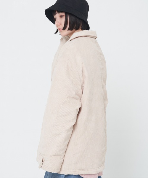 ROUGH TRADE(ラフトレード)の「コーデュロイ裏キルトカバーオール(M1)(カバーオール・メンズ・ナチュラル/ライトグリーン/ブラウン/グレー・MEDIUM/LARGE/X-LARGE)」の19枚目の写真