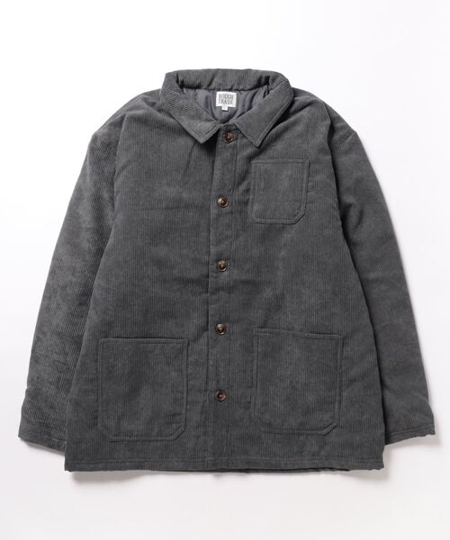 ROUGH TRADE(ラフトレード)の「コーデュロイ裏キルトカバーオール(M1)(カバーオール・メンズ・ナチュラル/ライトグリーン/ブラウン/グレー・MEDIUM/LARGE/X-LARGE)」の12枚目の写真