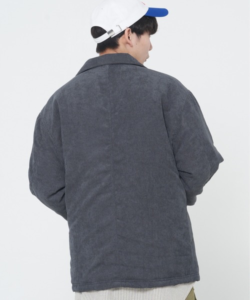 ROUGH TRADE(ラフトレード)の「コーデュロイ裏キルトカバーオール(M1)(カバーオール・メンズ・ナチュラル/ライトグリーン/ブラウン/グレー・MEDIUM/LARGE/X-LARGE)」の8枚目の写真