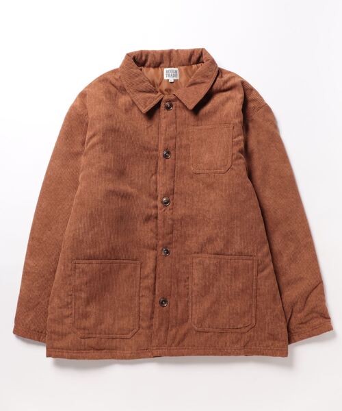 ROUGH TRADE(ラフトレード)の「コーデュロイ裏キルトカバーオール(M1)(カバーオール・メンズ・ナチュラル/ライトグリーン/ブラウン/グレー・MEDIUM/LARGE/X-LARGE)」の18枚目の写真
