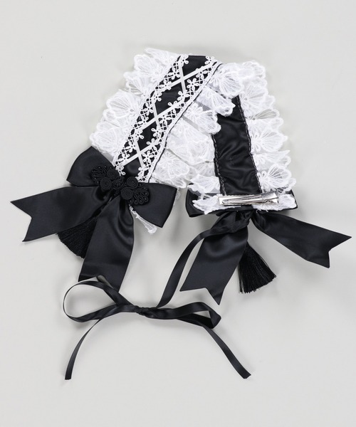 SPINNS(スピンズ)の「チャイナボタンヘッドドレス(その他ヘアアクセサリー・レディース・ブラック/ブラック系その他・ONESIZE)」の3枚目の写真