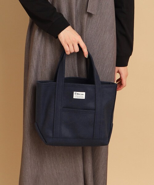 ORCIVAL（オーシバル）の「◆ORCIVAL（オーシバル） HEAVY MELTON（トートバッグ・レディース・グレー系その他/ベージュ/ブルー系その他・00）」の3枚目の写真