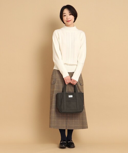 ORCIVAL（オーシバル）の「◆ORCIVAL（オーシバル） HEAVY MELTON（トートバッグ・レディース・グレー系その他/ベージュ/ブルー系その他・00）」の16枚目の写真