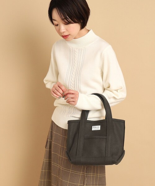 ORCIVAL（オーシバル）の「◆ORCIVAL（オーシバル） HEAVY MELTON（トートバッグ・レディース・グレー系その他/ベージュ/ブルー系その他・00）」の19枚目の写真