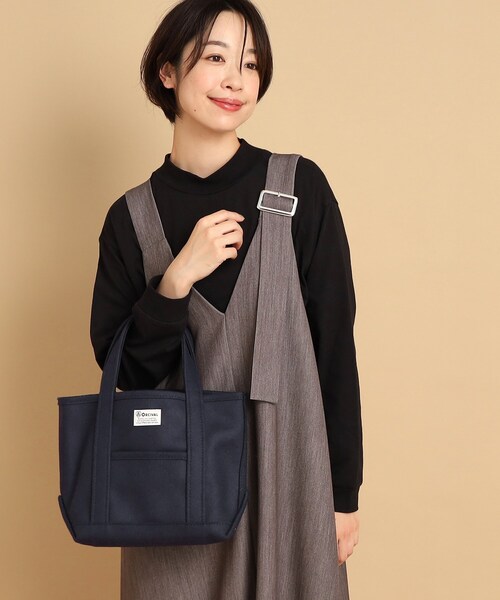 ORCIVAL（オーシバル）の「◆ORCIVAL（オーシバル） HEAVY MELTON（トートバッグ・レディース・グレー系その他/ベージュ/ブルー系その他・00）」の4枚目の写真