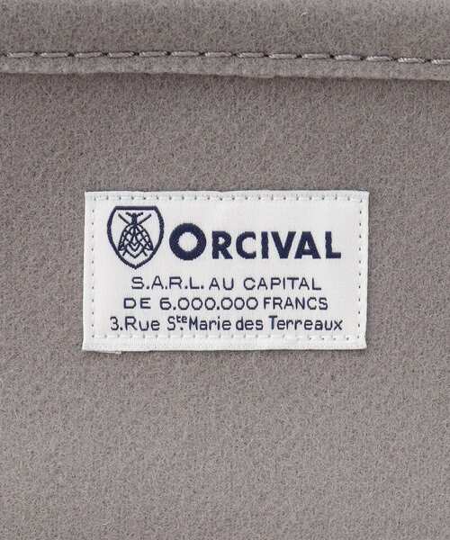 ORCIVAL（オーシバル）の「◆ORCIVAL（オーシバル） HEAVY MELTON（トートバッグ・レディース・グレー系その他/ベージュ/ブルー系その他・00）」の5枚目の写真