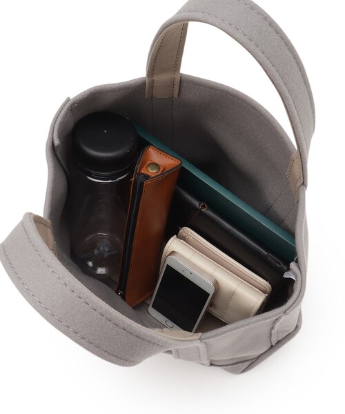 ORCIVAL（オーシバル）の「◆ORCIVAL（オーシバル） HEAVY MELTON（トートバッグ・レディース・グレー系その他/ベージュ/ブルー系その他・00）」の21枚目の写真