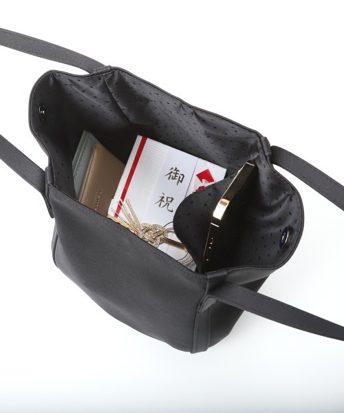 Callarus（カラルス）の「（岩佐）日本製はっ水フォーマルバッグ（ハンドバッグ・レディース・ブラック・FREE）」の8枚目の写真