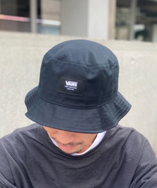 VANS（バンズ）の「【VANS】ヴァンズ PATCH BUCKET HAT バケットハット VN0A7S96（ハット・レディース・ブラック・L/XL）」の4枚目の写真