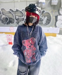 TRAVAS TOKYO スカジャン REVENGE PUNKS TRAVAS TOKYO【トラバストーキョー】 'REVENGE PUNKS'bear