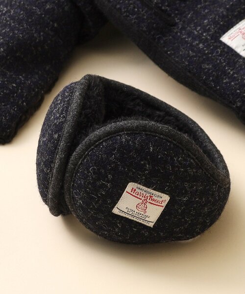 HARRIS TWEED（ハリスツイード）の「◆HARRIS TWEED／ハリスツイードイヤーマフ（イヤーマフ・メンズ・ベージュ系1/ブラック系5/ブラック・00）」の2枚目の写真