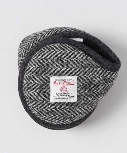 HARRIS TWEED（ハリスツイード）の「◆HARRIS TWEED／ハリスツイードイヤーマフ（イヤーマフ・メンズ・ベージュ系1/ブラック系5/ブラック・00）」の4枚目の写真