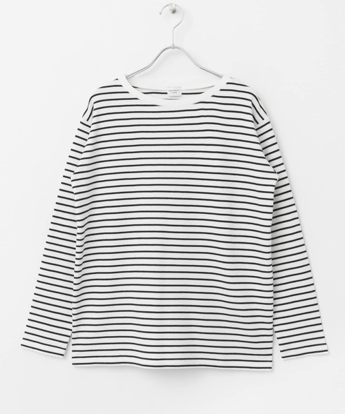 URBAN RESEARCH DOORS（アーバンリサーチドアーズ）の「スムースボーダーカットソー（Tシャツ/カットソー・レディース・ブラック系その他/ホワイト系その他/ブルー系その他・MEDIUM）」の10枚目の写真