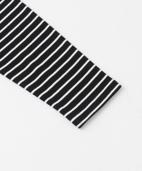 URBAN RESEARCH DOORS（アーバンリサーチドアーズ）の「スムースボーダーカットソー（Tシャツ/カットソー・レディース・ブラック系その他/ホワイト系その他/ブルー系その他・MEDIUM）」の4枚目の写真