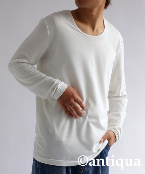 antiqua(アンティカ)の「オリジナルヒートトップス(Tシャツ/カットソー・レディース・オフホワイト/ブラック・ML/LXL)」の14枚目の写真