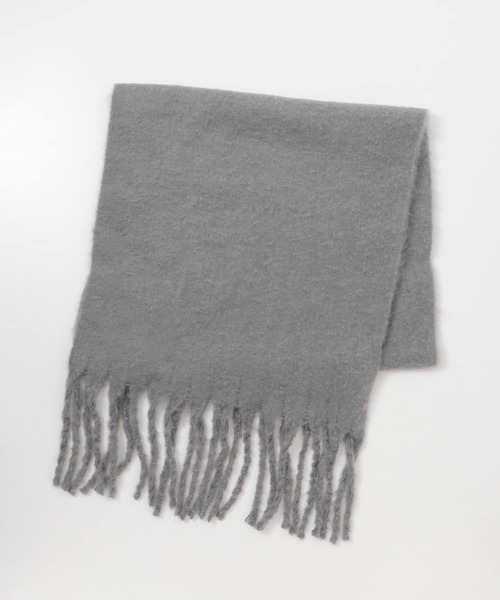 SENSE OF PLACE by URBAN RESEARCH(センスオブプレイスバイアーバンリサーチ)の「『ユニセックス』フリンジストール(ストール/ショール・メンズ・グレー/ブルー/ブラック/ライトベージュ・ONE)」の12枚目の写真