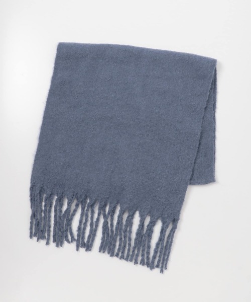SENSE OF PLACE by URBAN RESEARCH(センスオブプレイスバイアーバンリサーチ)の「『ユニセックス』フリンジストール(ストール/ショール・メンズ・グレー/ブルー/ブラック/ライトベージュ・ONE)」の15枚目の写真