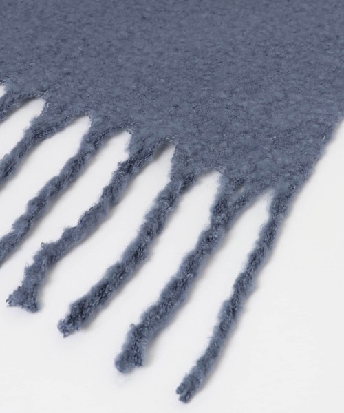 SENSE OF PLACE by URBAN RESEARCH(センスオブプレイスバイアーバンリサーチ)の「『ユニセックス』フリンジストール(ストール/ショール・メンズ・グレー/ブルー/ブラック/ライトベージュ・ONE)」の16枚目の写真