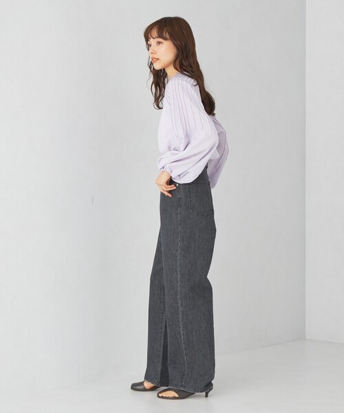 EMMEL REFINES(エメルリファインズ)の「<EMMEL REFINES>EM ハイウエスト ストレート デニムパンツ(デニムパンツ・レディース・コバルトブルー/ダークグレー・S/M/XS)」の19枚目の写真