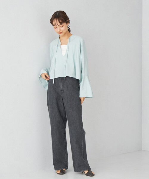 EMMEL REFINES(エメルリファインズ)の「<EMMEL REFINES>EM ハイウエスト ストレート デニムパンツ(デニムパンツ・レディース・コバルトブルー/ダークグレー・S/M/XS)」の21枚目の写真