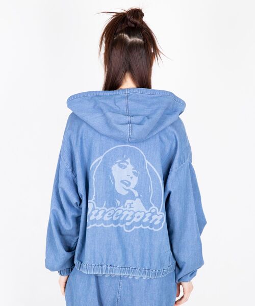 ヒステリックグラマー　ガールパーカー　ブルゾン HYSTERIC GLAMOUR ヒステリック グラマー バイクガール ブルゾン