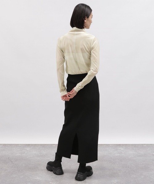 LAKOLE（ラコレ）の「マーブルベロアタートル / 107732（その他トップス・レディース・ベージュ/ライム/ブルー・SMALL/MEDIUM）」の6枚目の写真