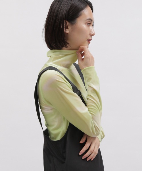 LAKOLE（ラコレ）の「マーブルベロアタートル / 107732（その他トップス・レディース・ベージュ/ライム/ブルー・SMALL/MEDIUM）」の14枚目の写真