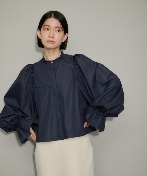 WEB限定】スリーブコンシャスクロップドシャツ（シャツ/ブラウス