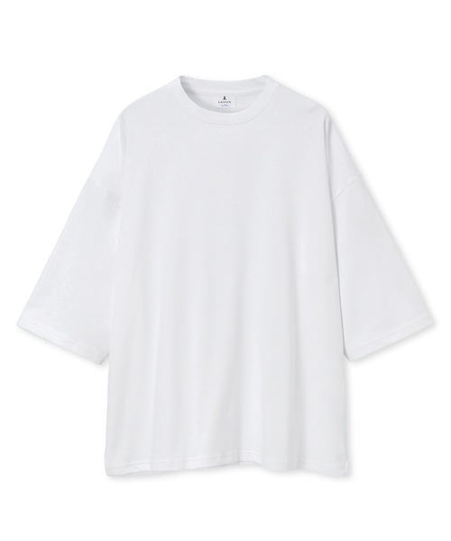 LANVIN en Bleu（ランバンオンブルー）の「2層構造 クールマックス オーバーサイズ シンプルTシャツ（Tシャツ/カットソー・メンズ・ブルーグレー/ブラック/グレイッシュベージュ/ホワイト・52/50/48/46）」の13枚目の写真