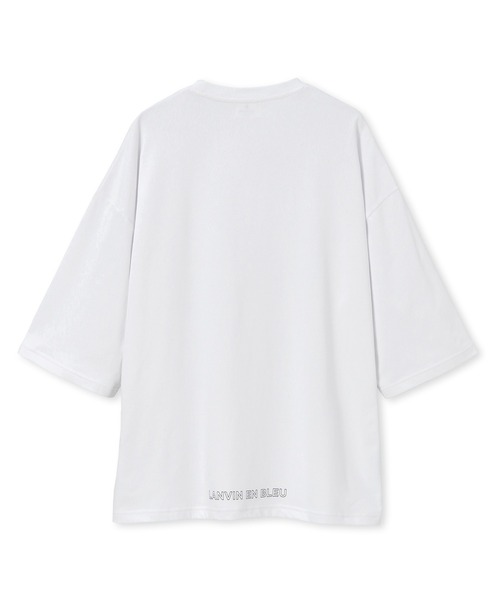 LANVIN en Bleu（ランバンオンブルー）の「2層構造 クールマックス オーバーサイズ シンプルTシャツ（Tシャツ/カットソー・メンズ・ブルーグレー/ブラック/グレイッシュベージュ/ホワイト・52/50/48/46）」の12枚目の写真
