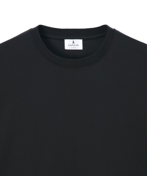 LANVIN en Bleu（ランバンオンブルー）の「2層構造 クールマックス オーバーサイズ シンプルTシャツ（Tシャツ/カットソー・メンズ・ブルーグレー/ブラック/グレイッシュベージュ/ホワイト・52/50/48/46）」の5枚目の写真