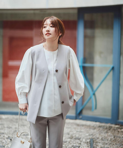 NATURAL BEAUTY BASIC ベプラムジレセットアップ NATURAL BEAUTY BASIC