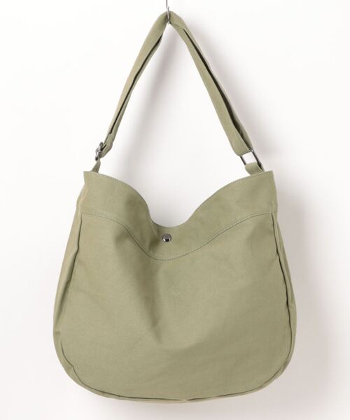 dictionary（ディクショナリー）の「【dictionary】シンプル ビッグショルダーバッグ コットンキャンバス 大容量（ショルダーバッグ・メンズ・ブラック/カーキ/ホワイト・FREE）」の12枚目の写真