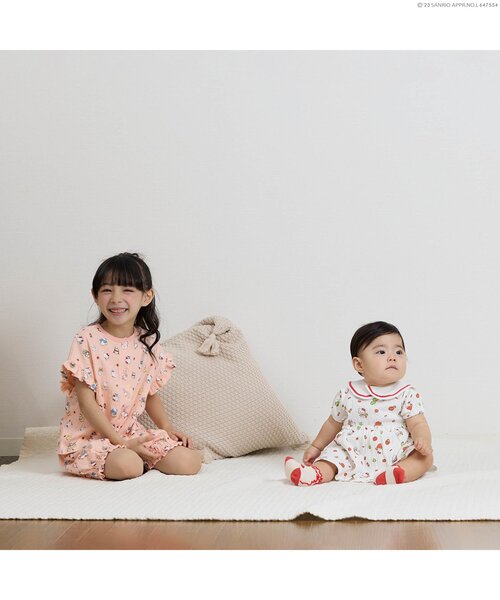 希少！　レトロ キティ お花 いちご パジャマ 未使用 160 Amazon | [ニシキ] ハローキティ パジャマ 上下セット スムース