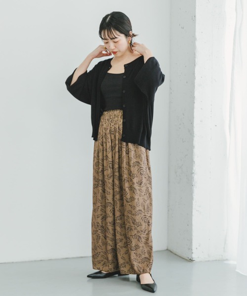 ITEMS URBANRESEARCH(アイテムズ アーバンリサーチ)の「カッセンフレアイージーパンツ(その他パンツ・レディース・グレー系その他/ブラック/ブラウン系その他・FREE)」の16枚目の写真