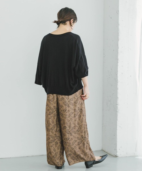 ITEMS URBANRESEARCH(アイテムズ アーバンリサーチ)の「カッセンフレアイージーパンツ(その他パンツ・レディース・グレー系その他/ブラック/ブラウン系その他・FREE)」の18枚目の写真