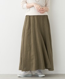 MICA&DEAL | 製品染めリネンロングスカート(スカート)